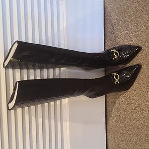 Just Released 2023.. Brand New Steve Madden Blk Pursuit Panent Leather